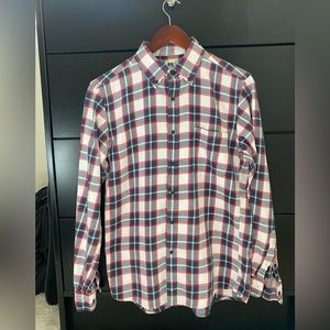 Uniqlo men’s flannel button down shirt small